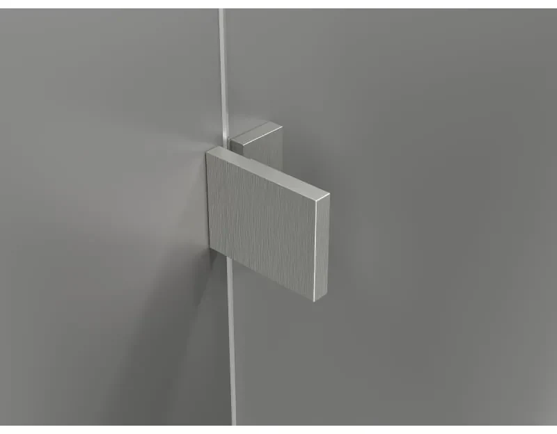 Mexen Lunar T, sklápací sprchový kút ľavý 115 x 80 cm, 8mm číre sklo, oceľový profil, 834T-115-080-97-00-L