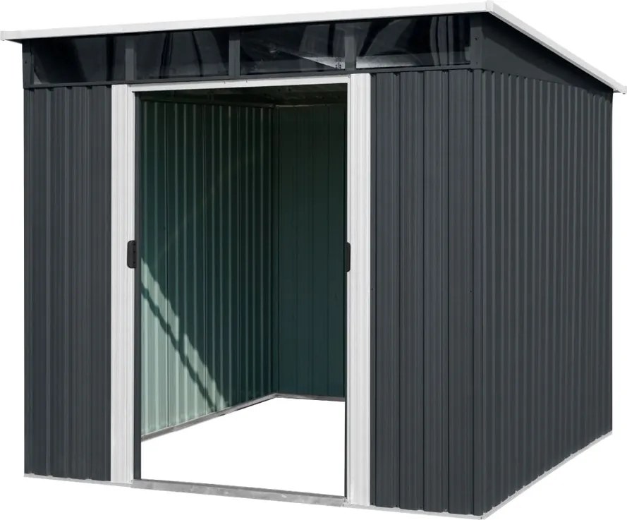 Záhradný domček BestBerg ZDSL-4A / 4,6 m² / 238 x 194 x 202 cm / šedá