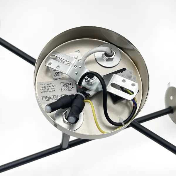 Brilagi - Prisadený luster MALIVA 4xE14/15W/230V matný chróm/dymová