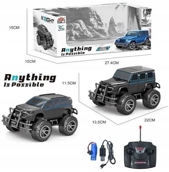 RC terénne auto Jeep SWAT