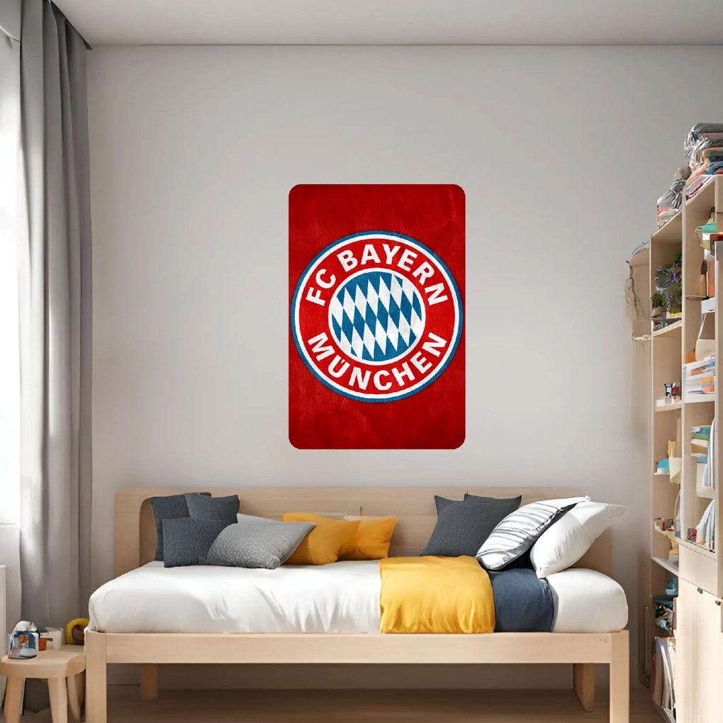 Textilná nálepka na stenu "FC Bayern Mníchov"