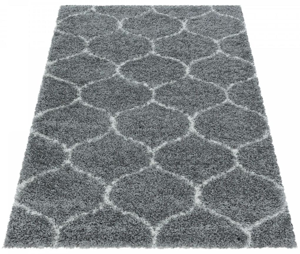 Ayyildiz koberce Kusový koberec Salsa Shaggy 3201 grey - 280x370 cm