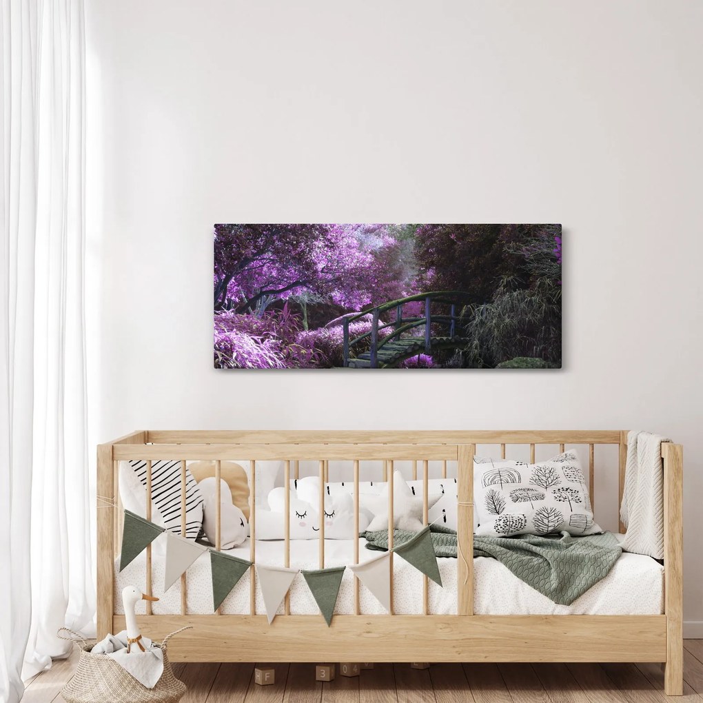 Obraz - Mystická záhrada (120x50 cm)