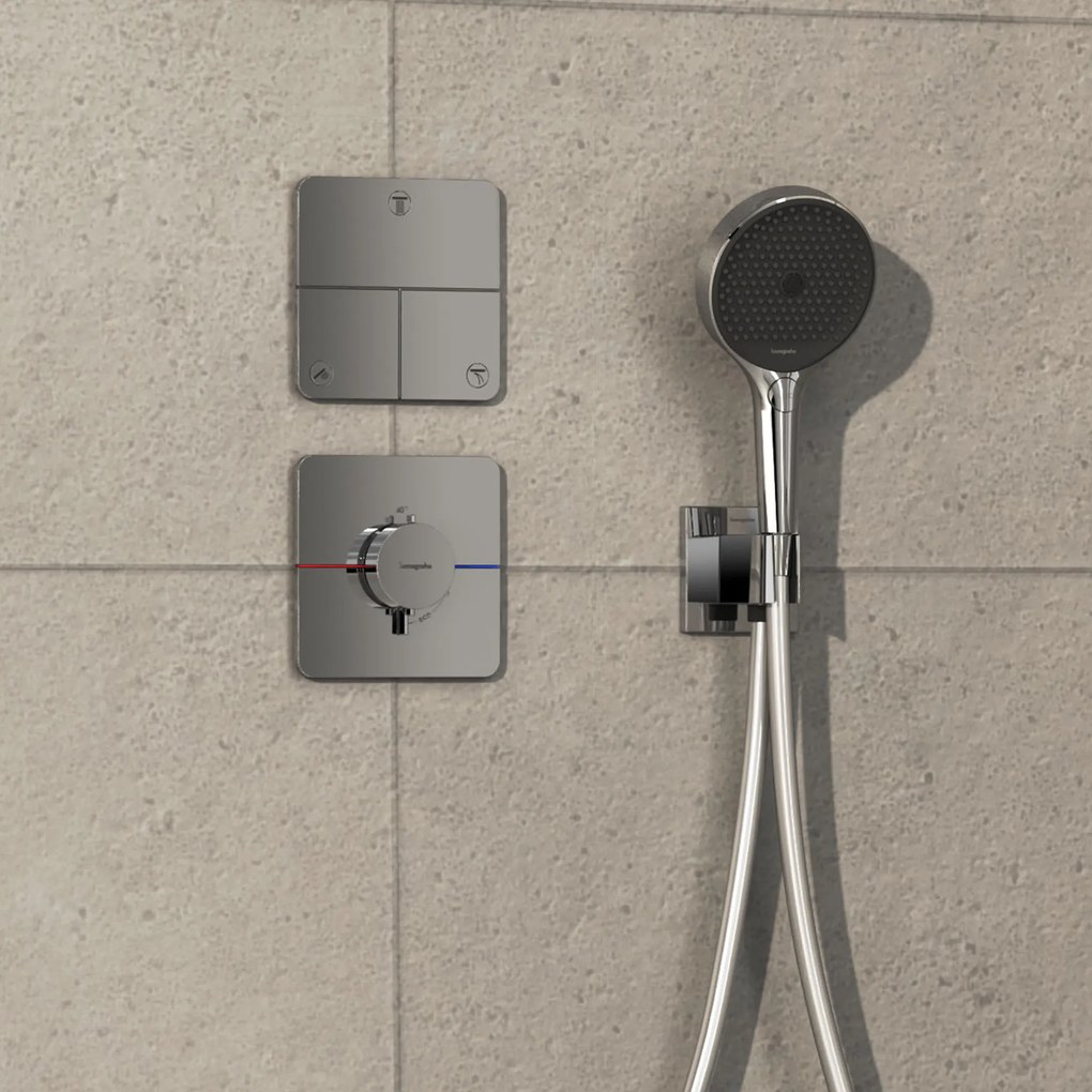 Hansgrohe ShowerSelect Comfort Q, termostat pod omietku, chrómová, HAN-15588000