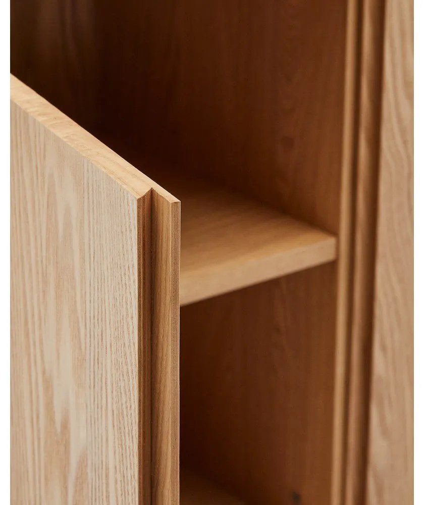 Komoda v dekore jaseňa v prírodnej farbe 200x79x40 cm Salaya – Kave Home