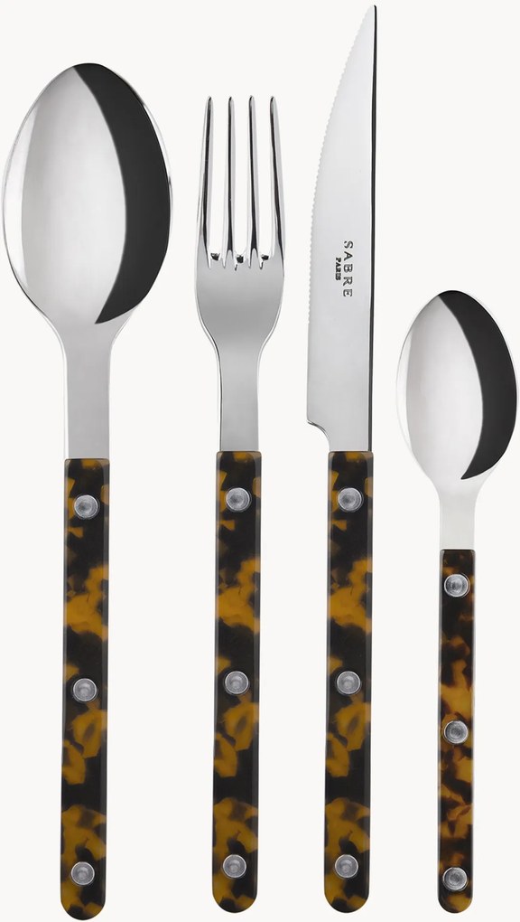 Súprava príborov z nehrdzavejúcej ocele Bistrot, rôzne veľkosti