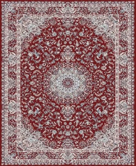 BE Koberec Jasmin 9871 RED – červený obdĺžnikový Rozmer: 120x180 cm