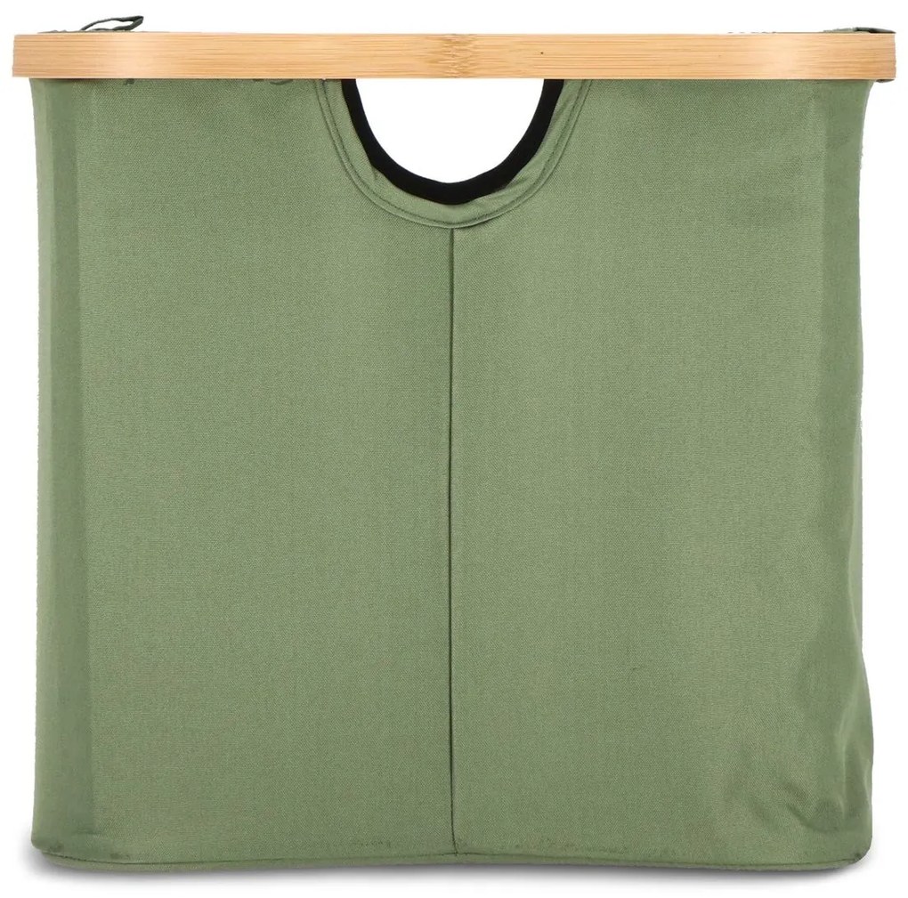 Kôš na bielizeň NOLVIO 40 L, zelený