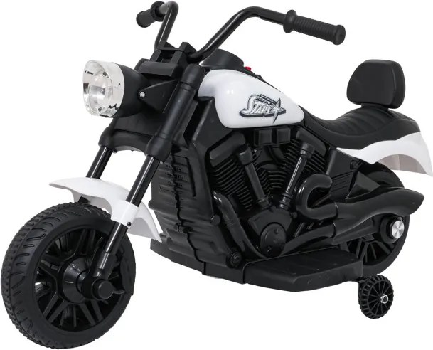 Elektrická motorka STAR biela