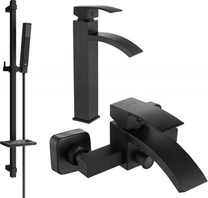 Mexen Libra DQ77 vaňová súprava, čierna - 745113DQ77-70