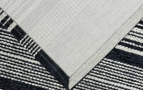 Oriental Weavers, PRE ZVIERATÁ: Prateľný Laos 125/999X, 55x85, čiernobiela, chodba / predsieň