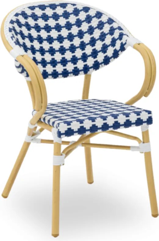 VENUS záhradná stolička s podrúčkami green