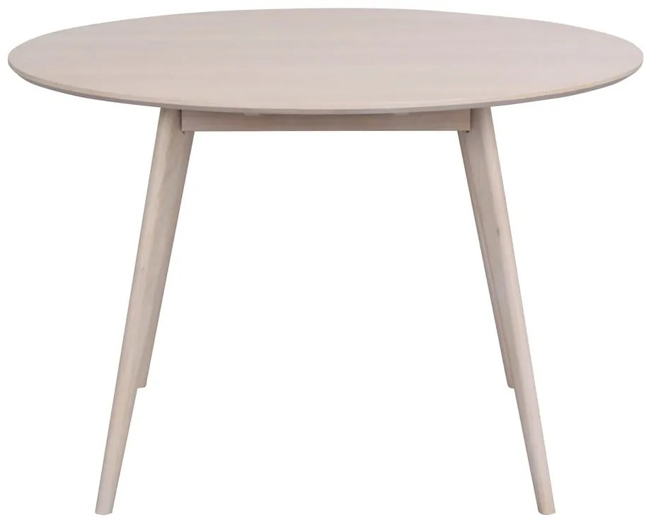 Okrúhly jedálenský stôl s doskou v dubovom dekore 115x115 cm Yumi - Rowico