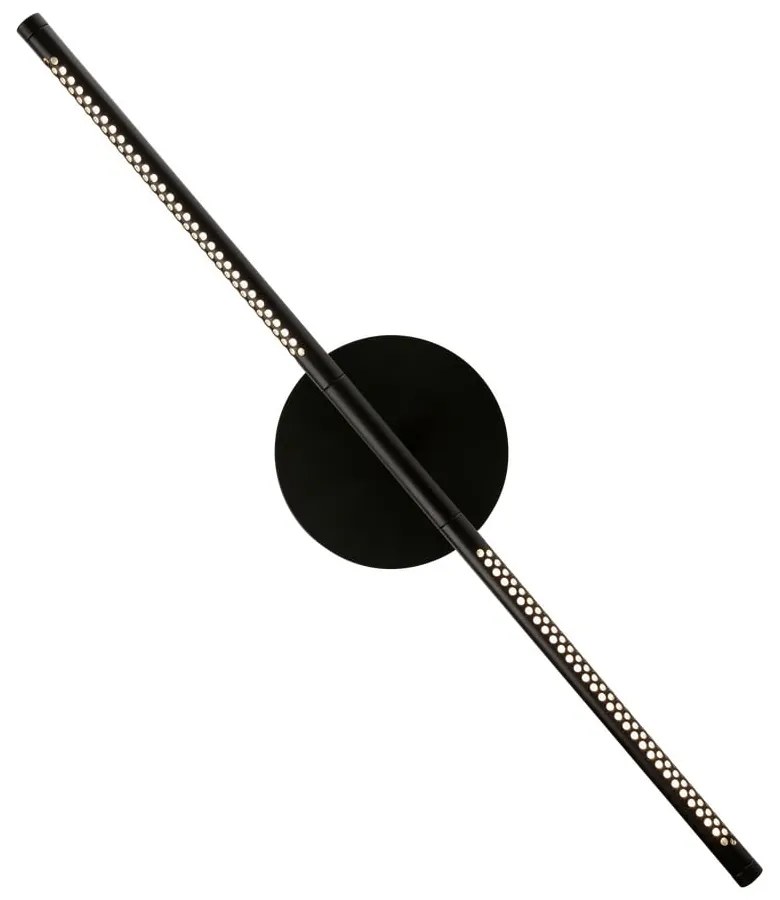 Čierne kovové LED stmievateľné nástenné svietidlo Omni Wall – UMAGE