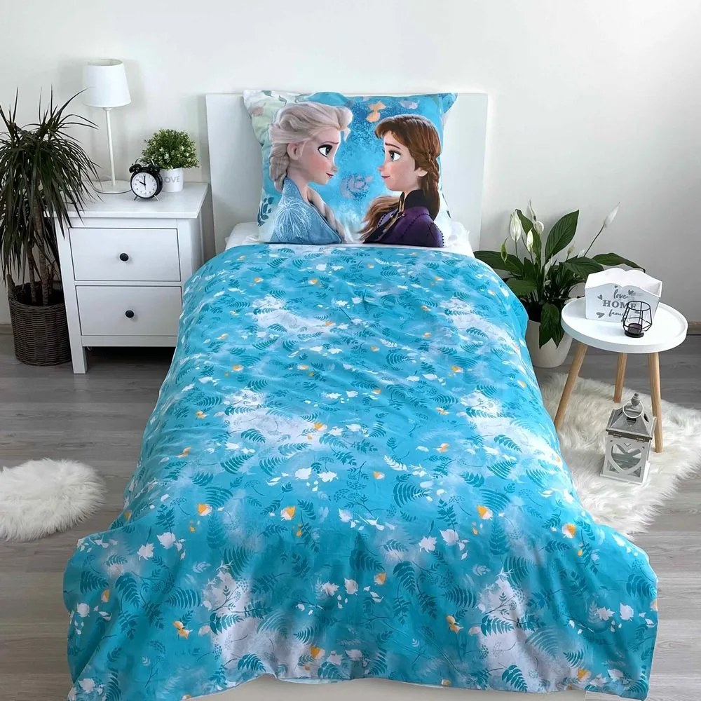 Jerry Fabrics Obliečky Ľadové kráľovstvo - Ľadové Kráľovstvo | 140 x 200 cm / 70 x 90 cm