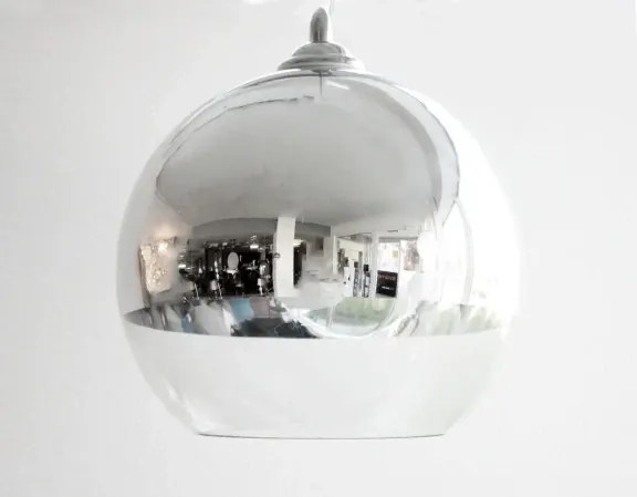 Industriálny luster Silver Ball 18