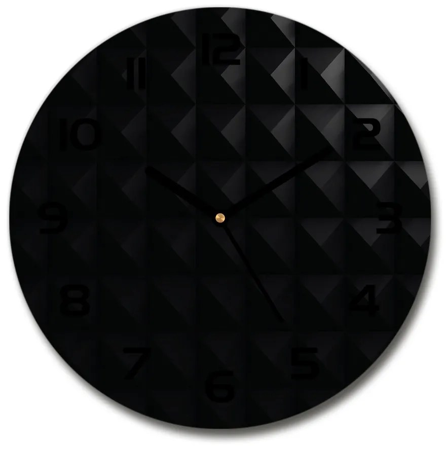 Sklenené nástenné hodiny okrúhle Abstrakcie pozadia pl_zso_30_c-f_81362051