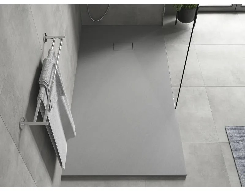 Mexen Hugo, SMC obdĺžniková sprchová vanička 180 x 80 cm, šedá, 42618018