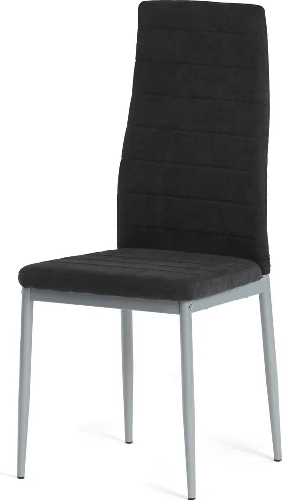 Jedálenská stolička látka/kov DCL-V5031 Farba: Čierna