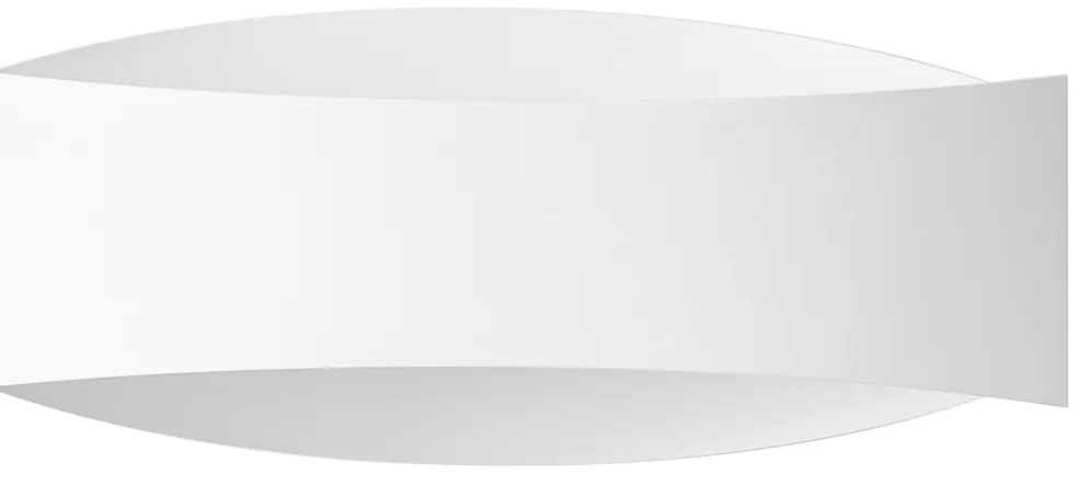 Nástenné svietidlo Toni, 1x biele kovové tienidlo