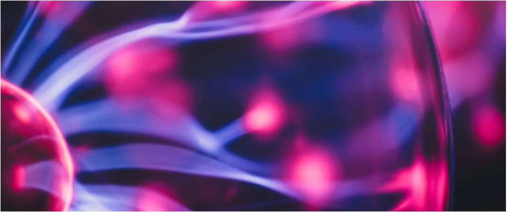 Abstraktný fialový obraz (120x50 cm)