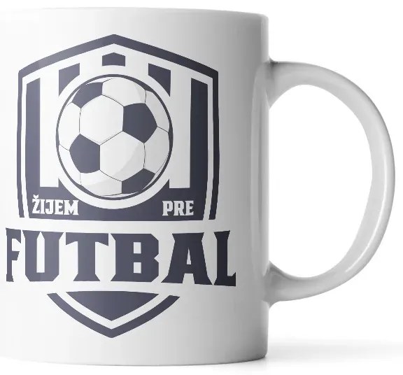 Sablio Hrnček Žijem pre futbal - 200 ml - espresso