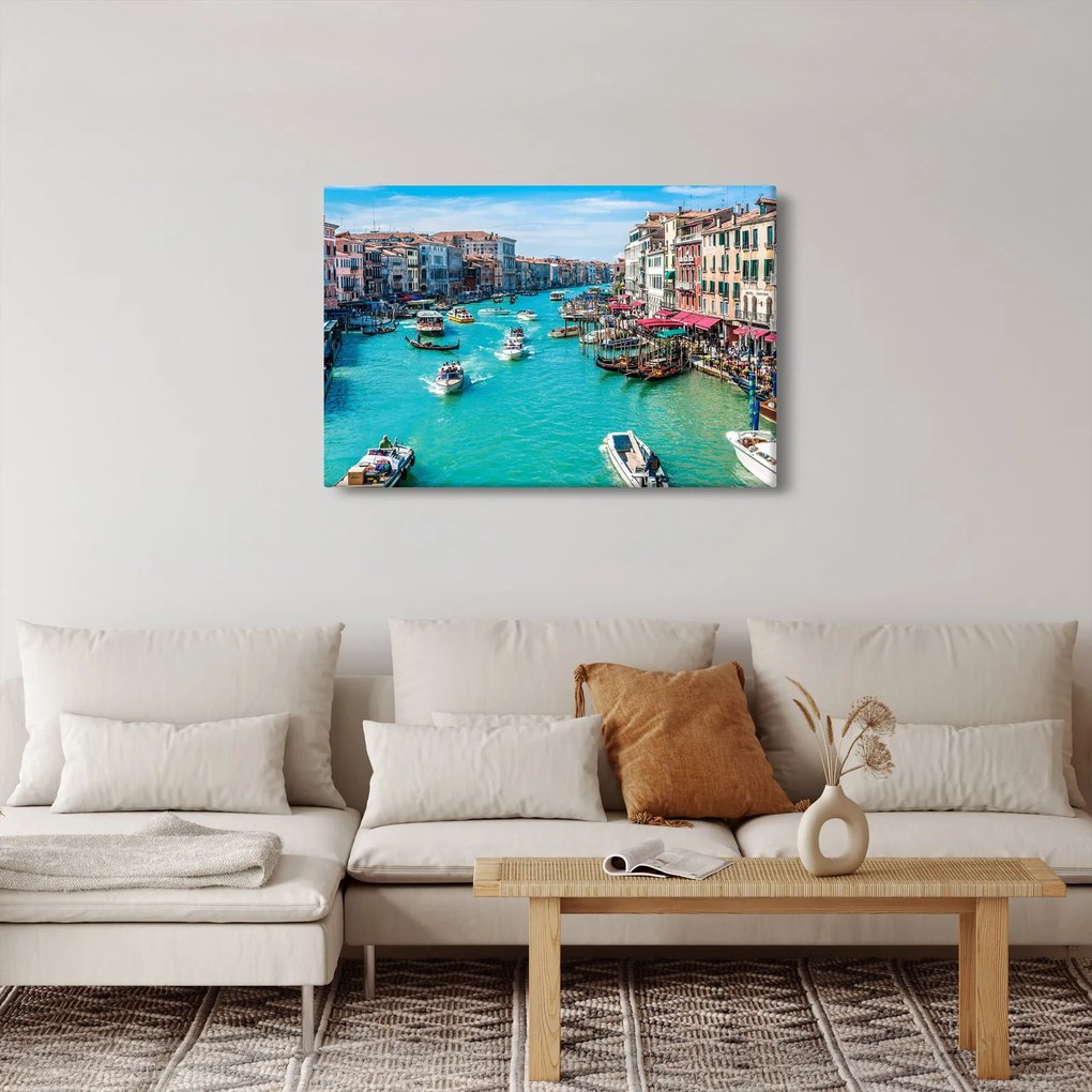 Obraz - Canal Grande, Benátky, Taliansko (90x60 cm)
