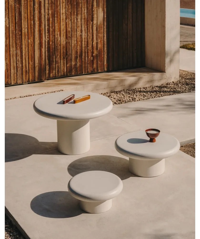 Okrúhly záhradný odkladací stolík ø 66 cm Addaia – Kave Home