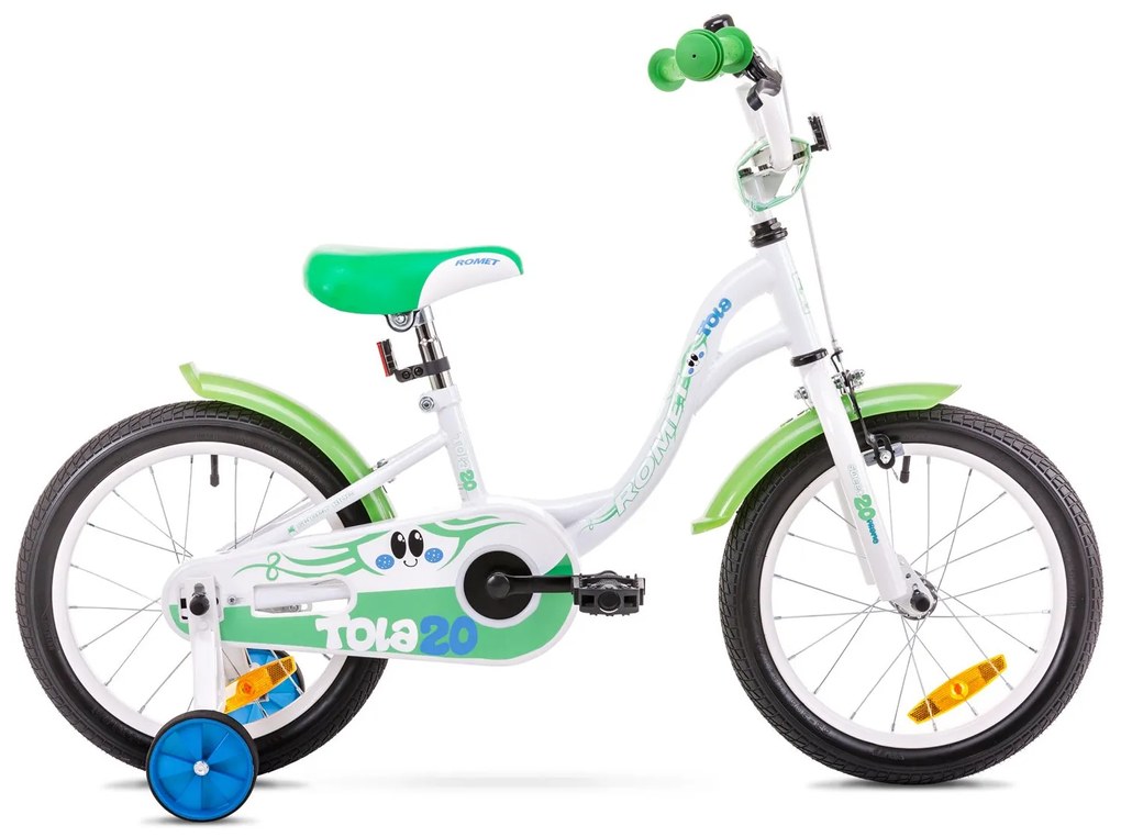 Romet Detský bicykel Tola bielo-zelený 20" 10" 2022