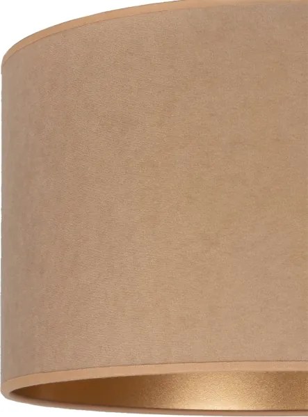 BRILAGI - Závesný luster VELVET 1xE27/60W/230V Ø 40 cm béžová/zlatá