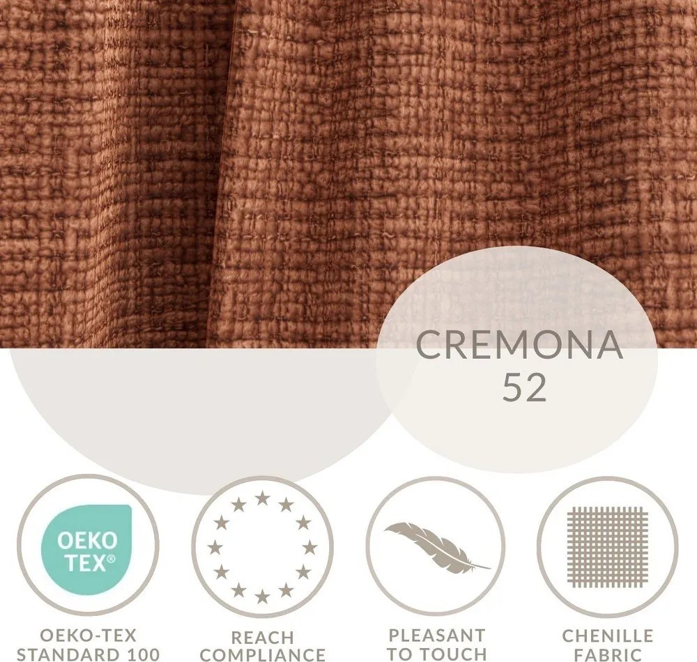 Ženilková rohová pohovka v medenej farbe (pravý roh/do L) Kirou – Maison de Rêve