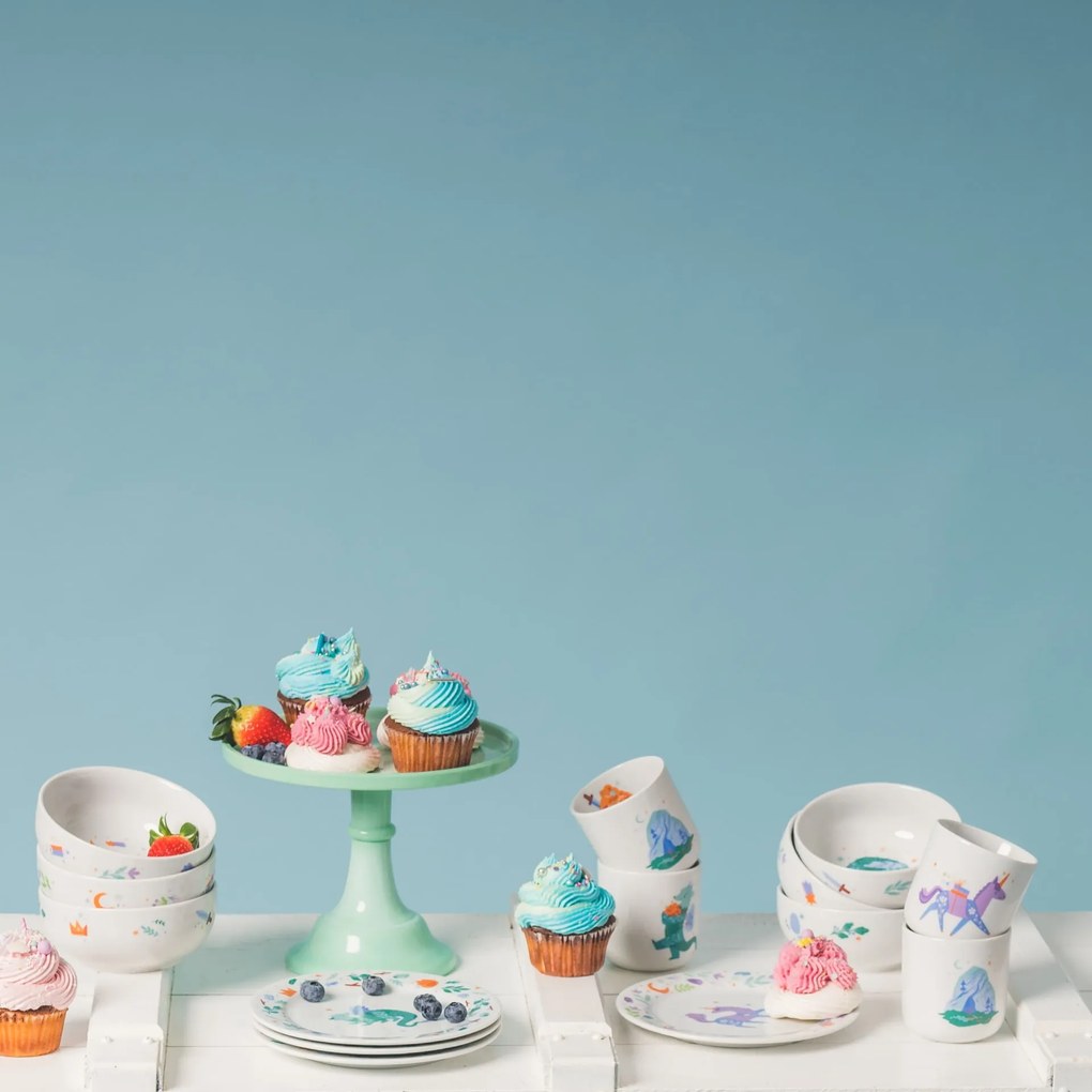 Bella Rose Detská porcelánová miska Drak 400 ml