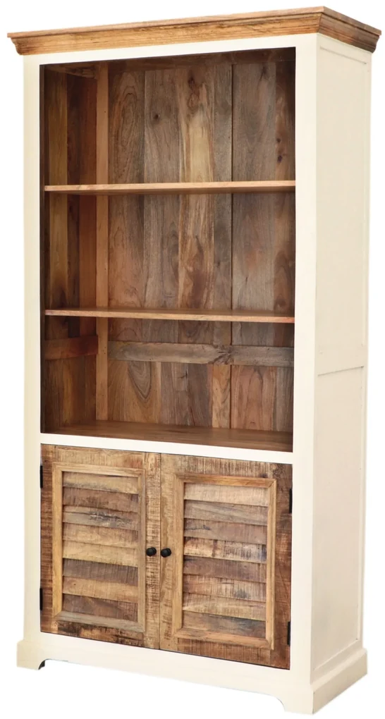 furniture-nabytek.cz - Knižnica z dreva mango 100x190x45