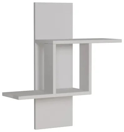 Nástenná polica MILL 70x64 cm biela