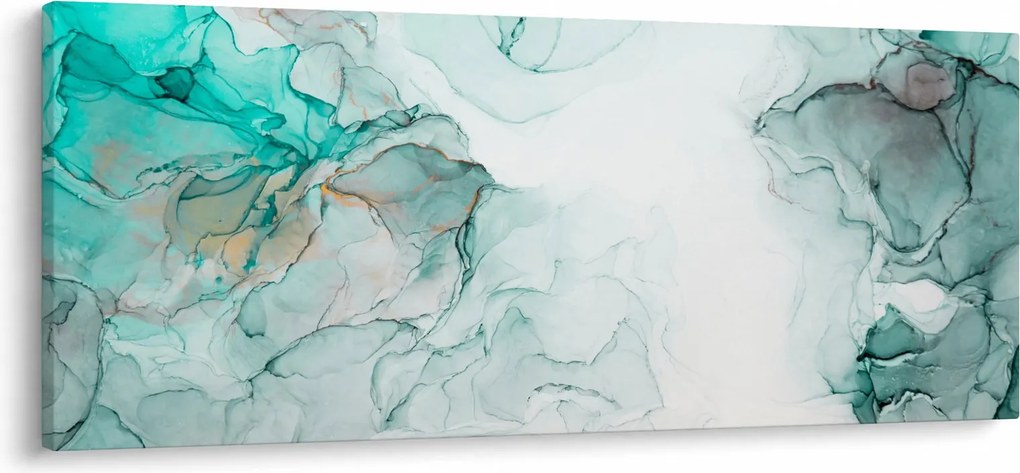 Obraz - Atramentová abstrakcia 2 (120x50 cm)