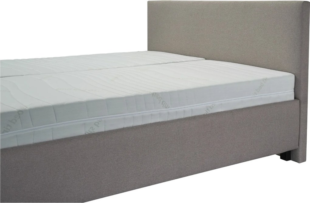 Sconto Posteľ s polohovacími roštami REFLEX sivohnedá, 180x200 cm
