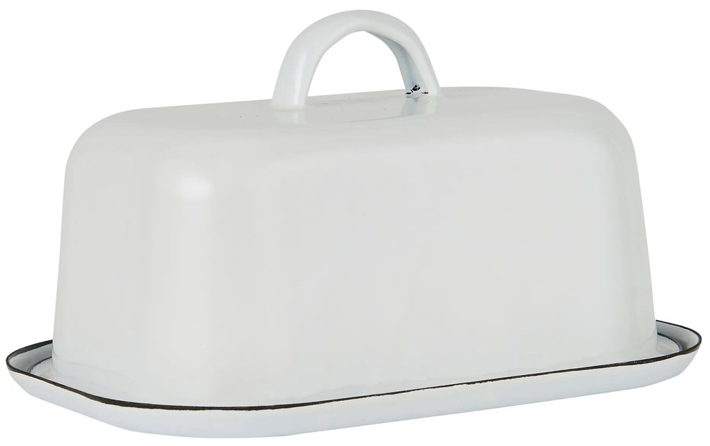 Ib Laursen Smaltovaná maselnička White