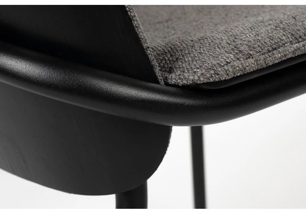 Tmavosivé jedálenské stoličky v súprave 2 ks Clip - Zuiver