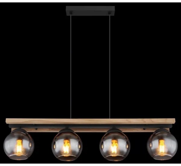 Globo 15569-4HW - Luster na lanku CONNI 4xE27/25W/230V