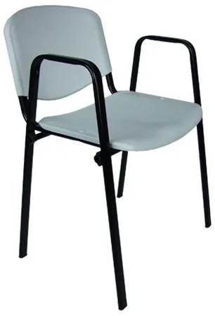 Konferenčná stolička ISO plastová s područkami RAL-5002