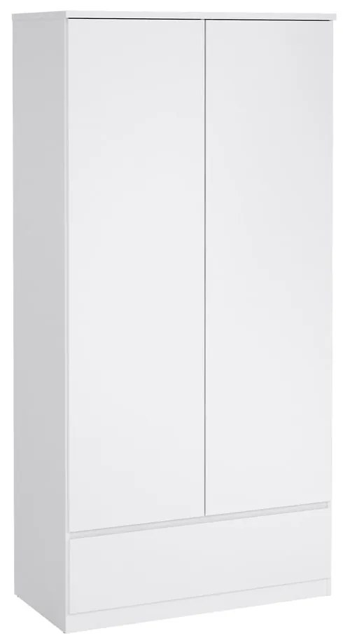 Biela šatníková skriňa 99x201 cm Naia - Tvilum