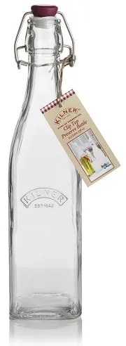 Kilner Fľaša hranatá s uzáverom 0,5 l