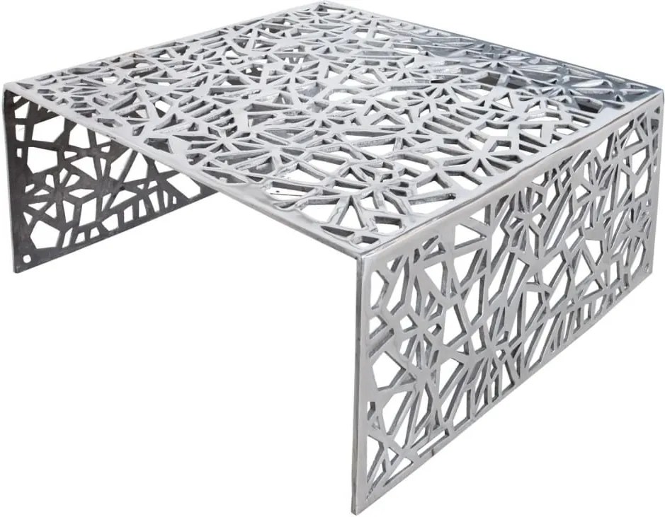 Konferenční stolek Coriddo 75x75 cm, stříbrná Sin:35722A CULTY HOME +