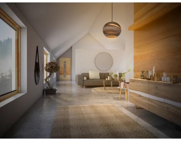 Ledvance - Luster na lanku DECOR CARDBOARD 1xE27/15W/230V pr. 26 cm