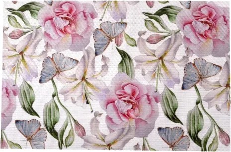 Prestieranie Iva 45x30 cm, kvetinový vzor%