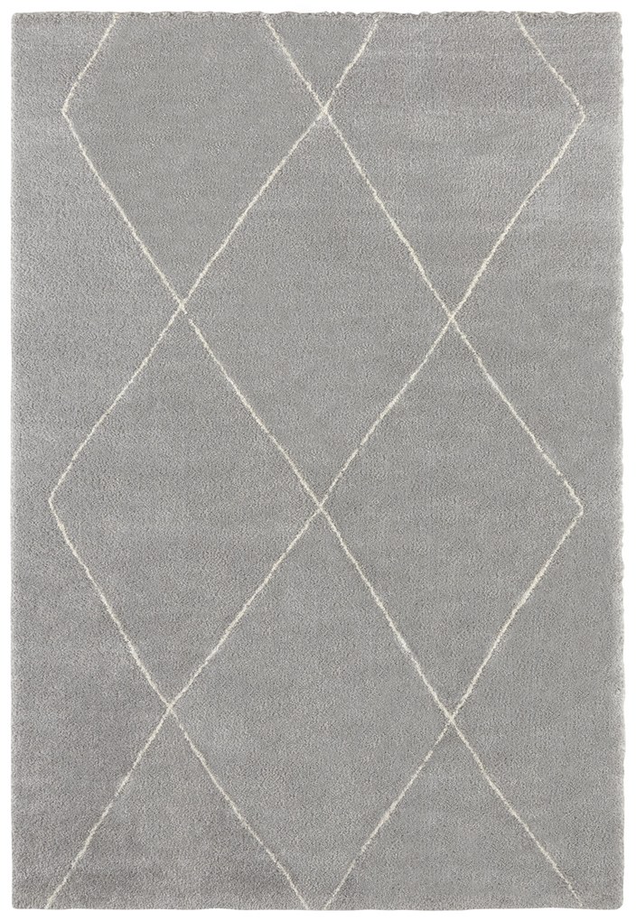 ELLE Decoration koberce Kusový koberec Glow 103663 Silver Grey / Cream z kolekcie Elle - 200x290 cm