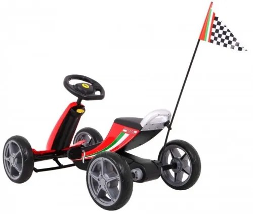 RAMIZ Detská kára Ferrari 8931 - červená