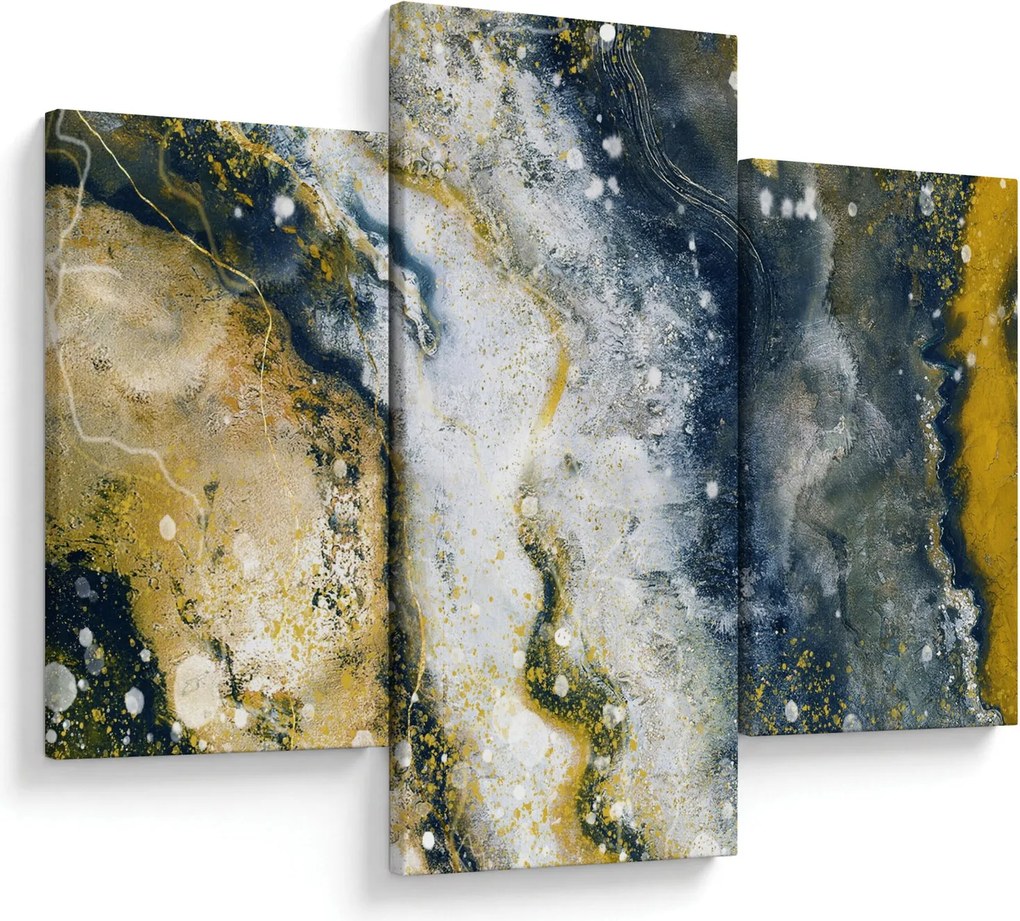 Obraz - Zlatá abstrakcia (90x60 cm)