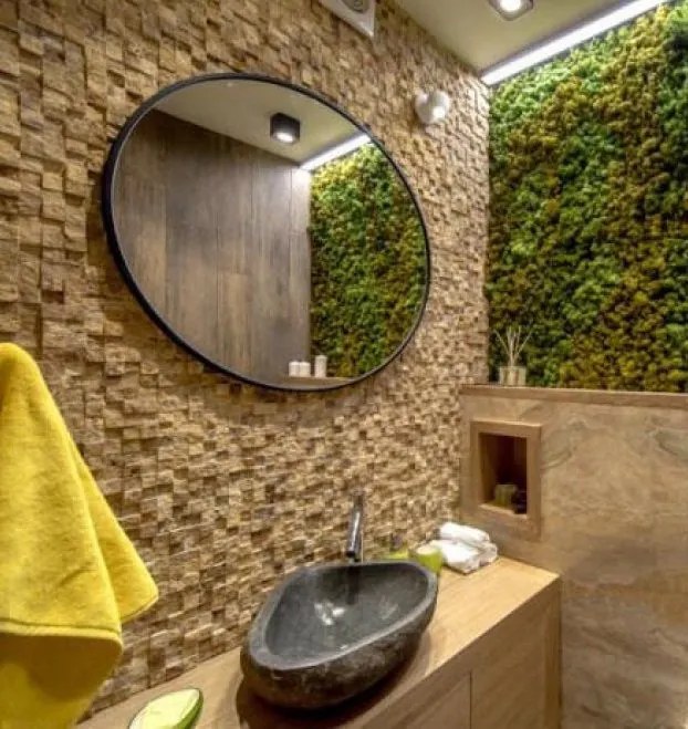 Indera The lavabo Cut 55383 Umývadlo z prírodného riečneho kameňa