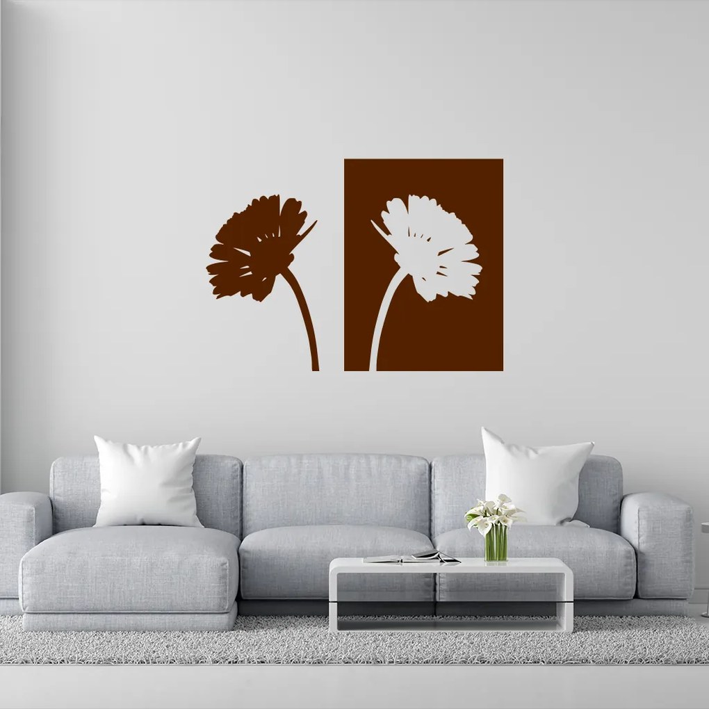 Veselá Stena Samolepka Margaréty Farba: černá, Veľkosť: 100 x 72 cm